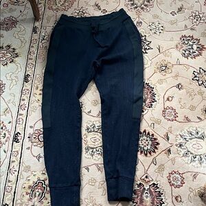 Dries Van Noten navy , black wool Joggers